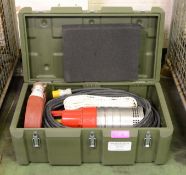 Grindex Minex TypeG1005 Submersible Pump Hose 110V In a Case.