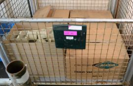 Various Plastic Small Parts Storage Containers.