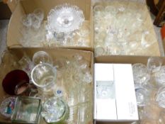 BABYCHAM, ETCHED and an assortment of other glassware