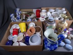 VIENNA TYPE MILK GLASS VASE, Oriental teaware and a large quantity of similar items