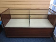 GLASS TOP & FRONT SHOP DISPLAY COUNTER, 92cms H, 152cms W, 61cms D
