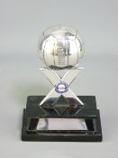 BIRMINGHAM SILVER FOOTBALL TROPHY, Birmingham 1970, maker Deakin and Francis, applied enamel badge