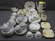 FURNIVALS, ADDERLEY BRAMBLE, and other vintage teaware and china