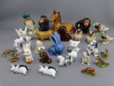 ROYAL DUX, SYLVAC, WADE and other animal and bird figurines, a quantity