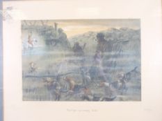 CHARLES JOHNSON 'SNAFFLES' PAYNE colour lithograph, circa 1916, titled 'That Far, Far - Away