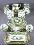 MASONS CHARTREUSE CHINA, approximately 20 pieces