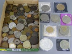 BRITISH & FOREIGN COINAGE & COLLECTABLE CROWNS, a quantity including £2.00 and £5.00 coins