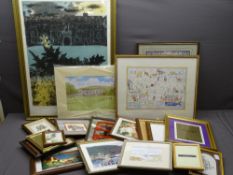 WALTER HOYLE limited edition print (21/200) - titled 'St Catherine's College with Acanthus', 77 x