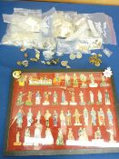 MODERN MILITARY, POLICE, FORCES and other collectors' badges including a framed collection of