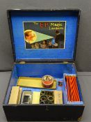 MAGIC LANTERN SLIDES & FILM, a quantity contained within an E.P. brand magic lantern box