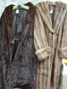 TWO LADY'S VINTAGE FUR COATS