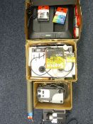 AKAI REEL TO REEL RECORDER, a Sankyo Dulaux - 1000 projector, movie camera and a cannon printer ETC