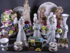 LLADRO FIGURINES & SIMILAR, a quantity of Posies and other ornamental china
