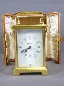 BAYARD French eight day carriage clock in case