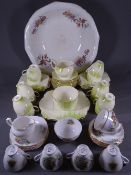 GRAFTON TEAWARE, Royal Vale and Staffordshire washbowl ETC