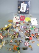 ADVERTISING, MAGIC ROUNDABOUT, GIRL GUIDES and other badges and decorative pins