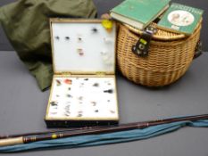 ANGLER'S BASKET, military kit bag, fishing rod ETC