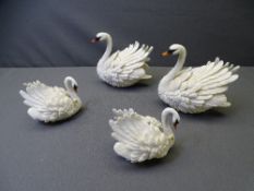 THE LEONARDO COLLECTION - two pairs of swans