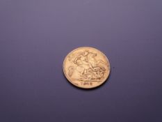 GEORGE V GOLD HALF SOVEREIGN 1912