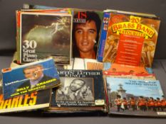 LP RECORDS - Nat King Cole, Frank Sinatra, Elvis ETC