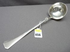 CONTINENTAL SILVER ART DECO SERVING LADEL, Franz Bibus circa 1930 Morovska Trebova, 186grns