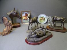 EQUESTRIAN ORNAMENTS & MODELS ETC, a parcel