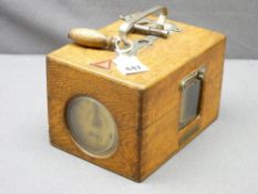 JUNDES THEXOR PIGEON RACERS SAFETY FIRST TIMING CLOCK with key