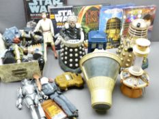 STAR WARS, DOCTOR WHO and similar memorabilia and toys