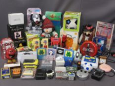 NOVELTY RADIOS - one-armed bandit, boxed floating duck ETC (four boxes)
