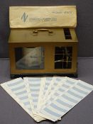 'ON' METAL CASED BAROGRAPH and a quantity of recorder charts by Negretti and Zambra Limited
