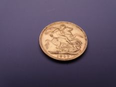 EDWARD VII GOLD FULL SOVEREIGN 1907