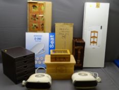 MODERN HOUSEHOLD GOODS & ACCESSORIES including two portable fan heaters E/T