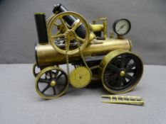 WILESCO MODEL STEAM TRACTION ENGINE 'D430 LOKOMOBILE'