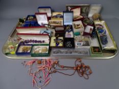 VICTORIAN & LATER COSTUME JEWELLERY & COLLECTABLES including Charles Renee Mackintosh design items