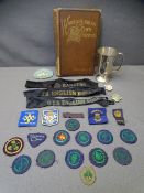 GIRL GUIDES EMBROIDERED & OTHER BADGES, Sea Rangers and other name bands along with an EPNS