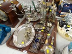 EPNS to including candelabra, condiments, hot water jug ETC