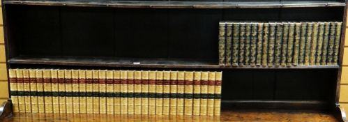 SET OF THIRTY VOLUMES OF CHARLES DICKENS published by Chapman & Hall with decorative gilded and