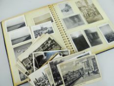 ALBUM OF PHOTOGRAPHS relating to WWII 8th Army Desert Rat campaign including some graphic imagery (