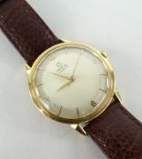BOXED OMEGA 18CT GOLD GENTS AUTOMATIC WRISTWATCH reference number 2868