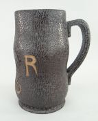 DOULTON LAMBETH CORONATION JUG with cypher and date 1646, impressed marks to base