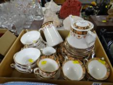 ASSORTED ROYAL ALBERT & PARAGON CHINA IN TWO PATTERNS