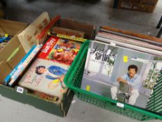 ASSORTED LP RECORDS mainly from the 80s / 90s together with a collection of mainly girl's annuals