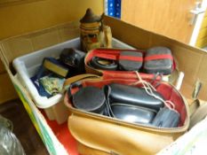 ASSORTED COLLECTABLES to include Eligin pocket watch, Hohner Super Chromonica, Tri-ang railways '