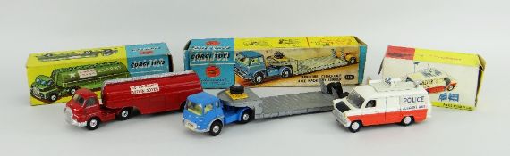 BOXED CORGI TOYS MAJOR CARRIMORE DETACHABLE AXL MACHINERY CARRIER No.1131, Dinky Toys boxed Police