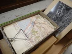 ASSORTED VINTAGE ORDNANCE SURVEY STREET MAPS ETC