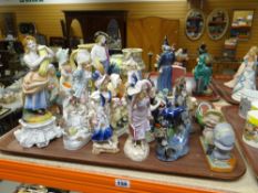 ASSORTED MAINLY CONTINENTAL & OTHER VINTAGE FIGURINES