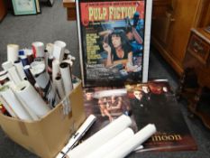PULP FICTION CINEMA POSTER together with assorted modern cinema posters