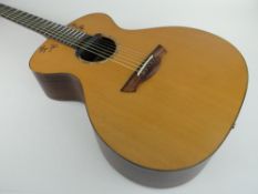 GORDON GILTRAP DELUXE ELECTRO ACOUSTIC GUITAR BY VINTAGE (VE2000DLX)designed by Master Luthier,