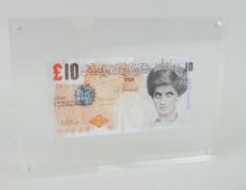 BANKSY offset lithograph - 'Di-Faced Tenner' with gallery COA