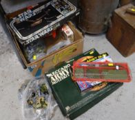 ASSORTED CHILDREN'S GAMES including boxed Meccano, Star Wars game, Airfix model, loose plastic
